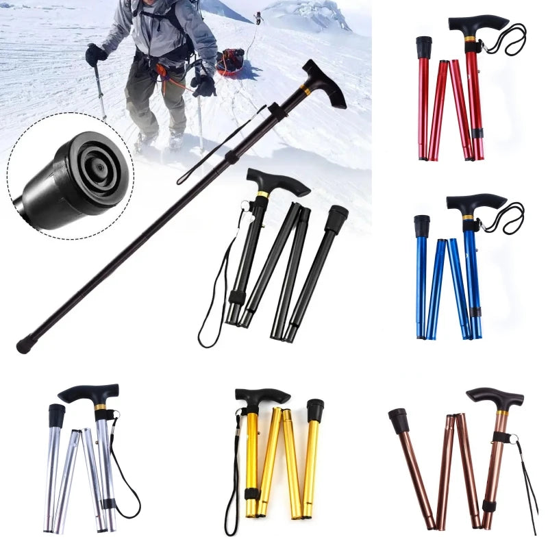 Adjustable Folding Trekking Pole for Hiking & Walking by HitMyNeed