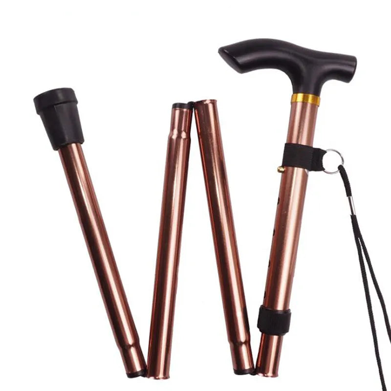 Adjustable Folding Trekking Pole for Hiking & Walking coffee by HitMyNeed