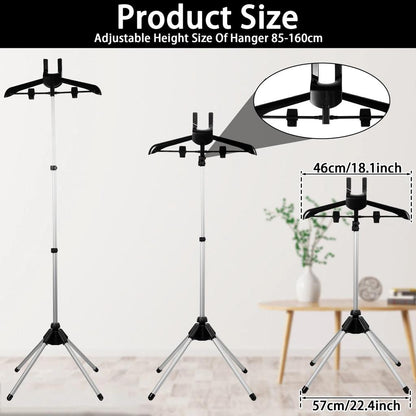 Adjustable Garment Hanger Stand for Clothes Steaming by HitMyNeed