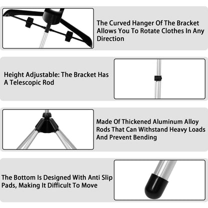 Adjustable Garment Hanger Stand for Clothes Steaming by HitMyNeed