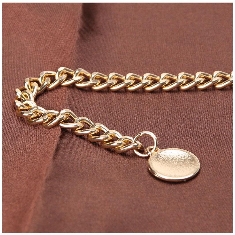 Adjustable Gold Metal Waist Chain Belt by HitMyNeed