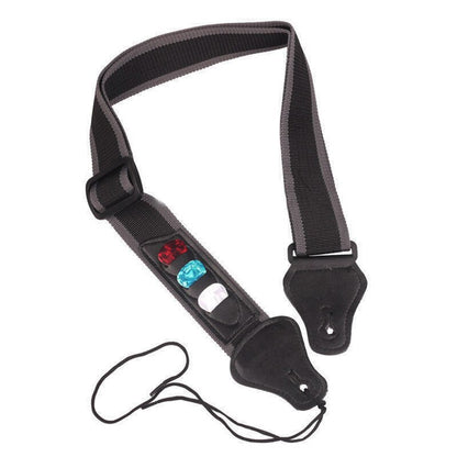 Adjustable Guitar Strap with Built-In Pick Holder by HitMyNeed