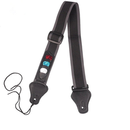 Adjustable Guitar Strap with Pick Holders by HitMyNeed