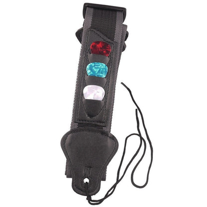 Adjustable Guitar Strap with Pick Holders by HitMyNeed