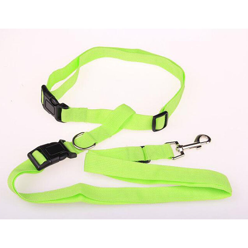 Adjustable Hands-Free Belt Dog Leash by HitMyNeed