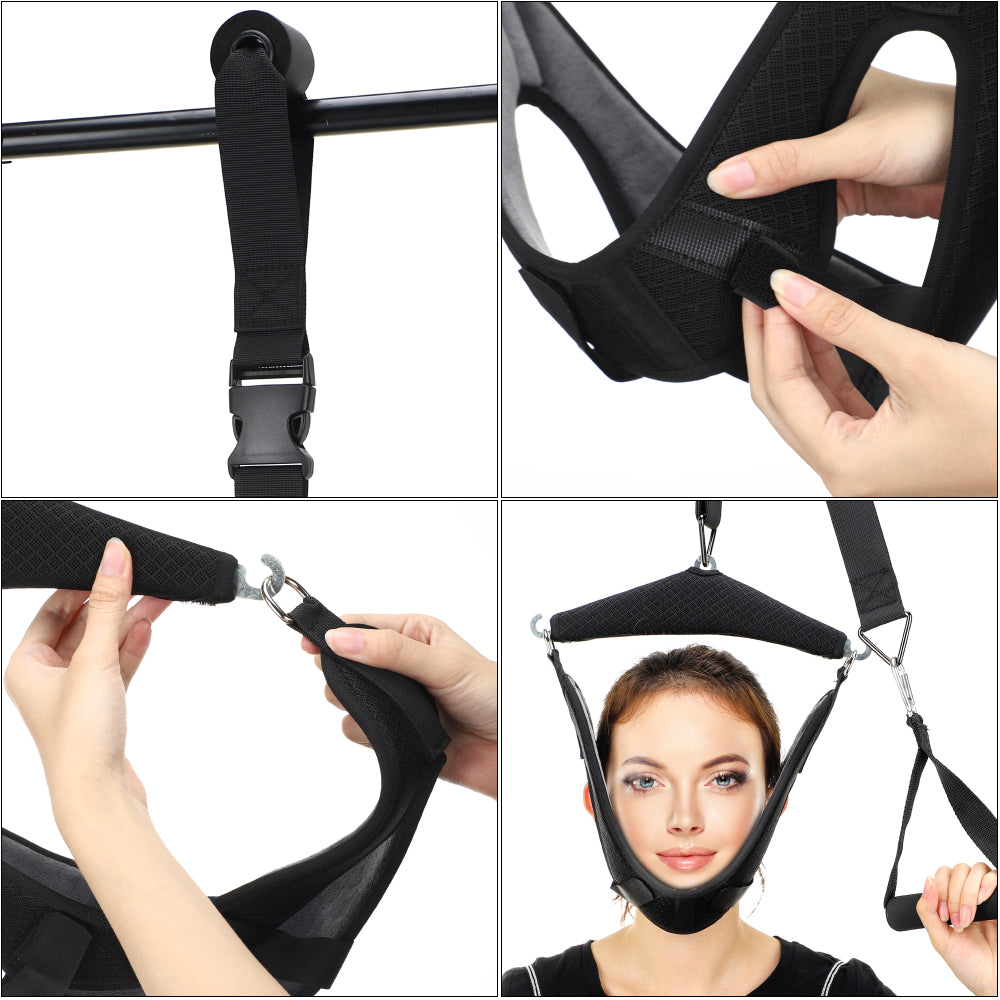 Adjustable Hanging Cervical Neck Traction Kit by HitMyNeed