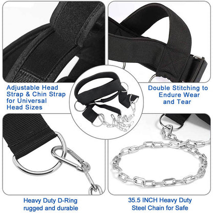 Adjustable Head Harness Neck Training Strap by HitMyNeed