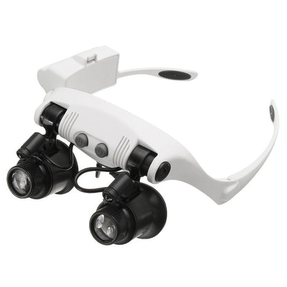 Adjustable Headband Magnifying Glasses with 8 Lenses by HitMyNeed
