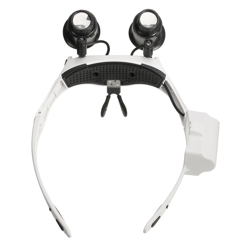 Adjustable Headband Magnifying Glasses with 8 Lenses by HitMyNeed