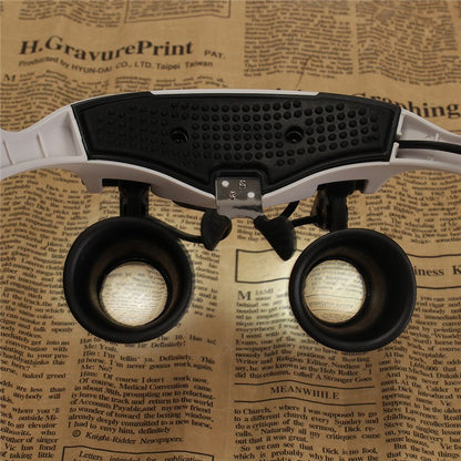 Adjustable Headband Magnifying Glasses with 8 Lenses by HitMyNeed