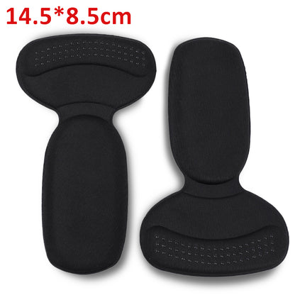 Adjustable Heel Pads for Sports Shoes (1 Pair) a-black by HitMyNeed