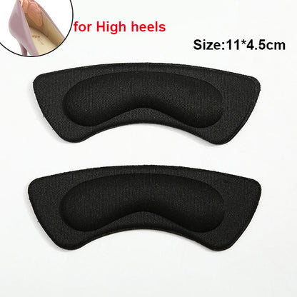 Adjustable Heel Pads for Sports Shoes (1 Pair) e-black by HitMyNeed