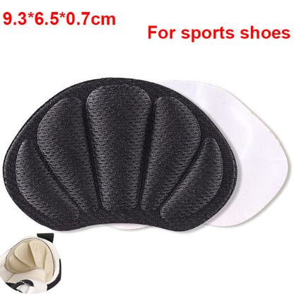 Adjustable Heel Pads for Sports Shoes (1 Pair) f-black by HitMyNeed