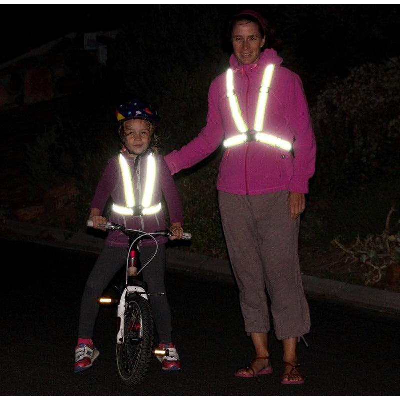 Adjustable High Visibility Reflective Safety Straps by HitMyNeed