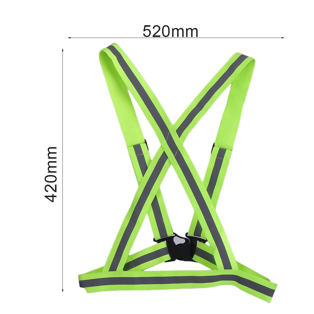 Adjustable High Visibility Reflective Safety Straps by HitMyNeed