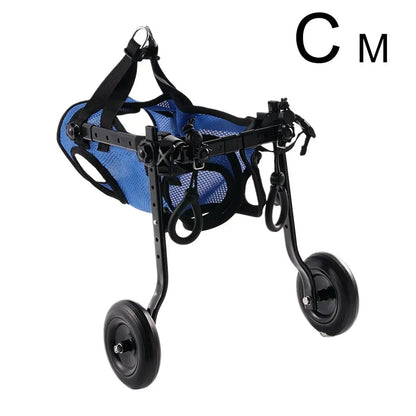 Adjustable Hind Leg Dog Wheelchair for Small Pets m by HitMyNeed