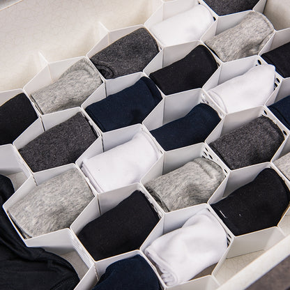 Adjustable Honeycomb Drawer Organizer 8-Piece Set by HitMyNeed
