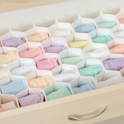 Adjustable Honeycomb Drawer Organizer 8-Piece Set by HitMyNeed
