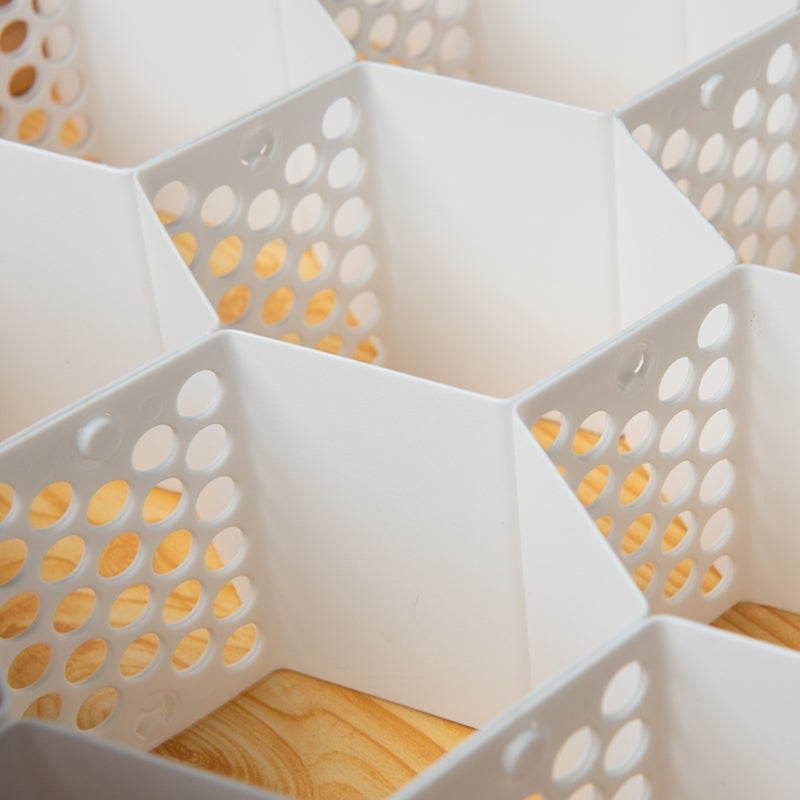 Adjustable Honeycomb Drawer Organizer 8-Piece Set by HitMyNeed