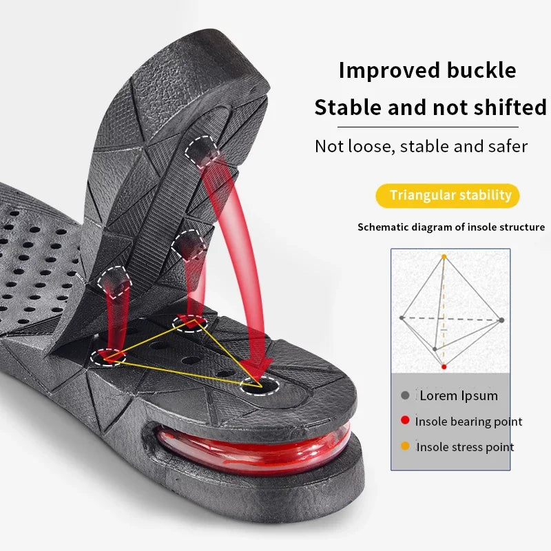 Adjustable Invisible Height Increase Insoles by HitMyNeed