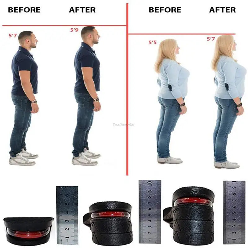 Adjustable Invisible Height Increase Insoles by HitMyNeed