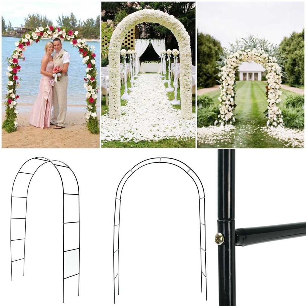 Adjustable Iron Wedding Arch Backdrop Frame by HitMyNeed