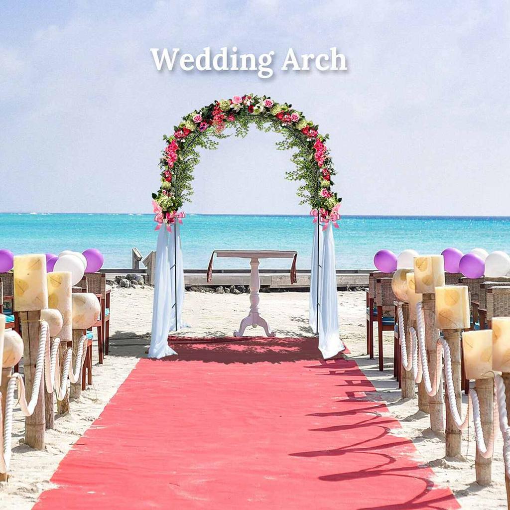 Adjustable Iron Wedding Arch Backdrop Frame by HitMyNeed