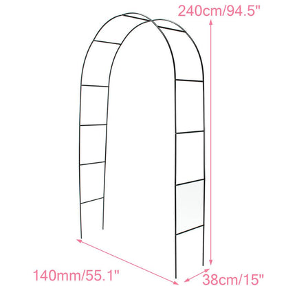 Adjustable Iron Wedding Arch Backdrop Frame by HitMyNeed
