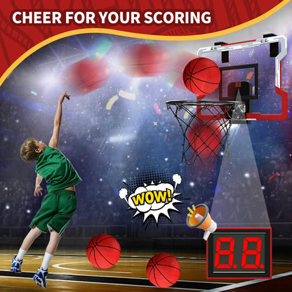 Adjustable Kids Basketball Hoop with 3 Mini Balls by HitMyNeed