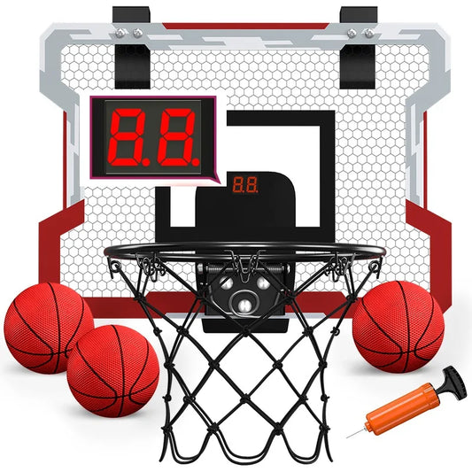 Adjustable Kids Basketball Hoop with 3 Mini Balls without-scoreboard by HitMyNeed
