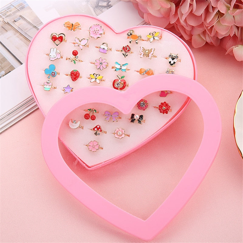Adjustable Kids Cartoon Ring - Colorful Single Piece by HitMyNeed