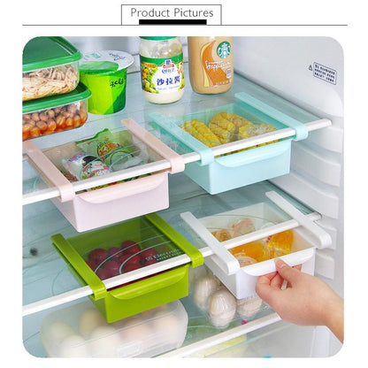 Adjustable Kitchen Fridge Storage Rack by HitMyNeed