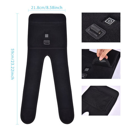 Adjustable Knee Heating Pad Wrap with USB Power by HitMyNeed