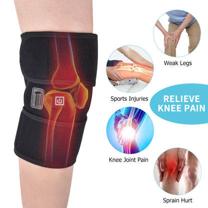 Adjustable Knee Heating Pad Wrap with USB Power by HitMyNeed