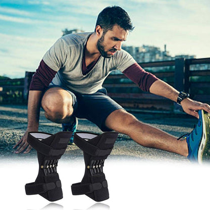 Adjustable Knee Support Wraps with Spring Assist by HitMyNeed