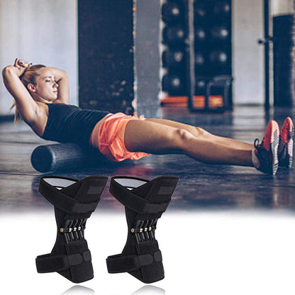 Adjustable Knee Support Wraps with Spring Assist by HitMyNeed
