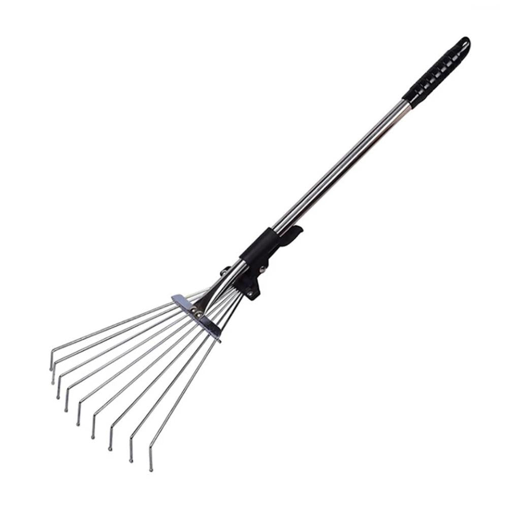 Adjustable Leaf Rake with Telescopic Head by HitMyNeed