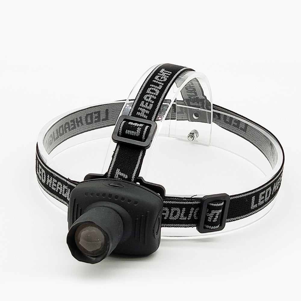 Adjustable LED Head Flashlight with 3 Light Modes by HitMyNeed