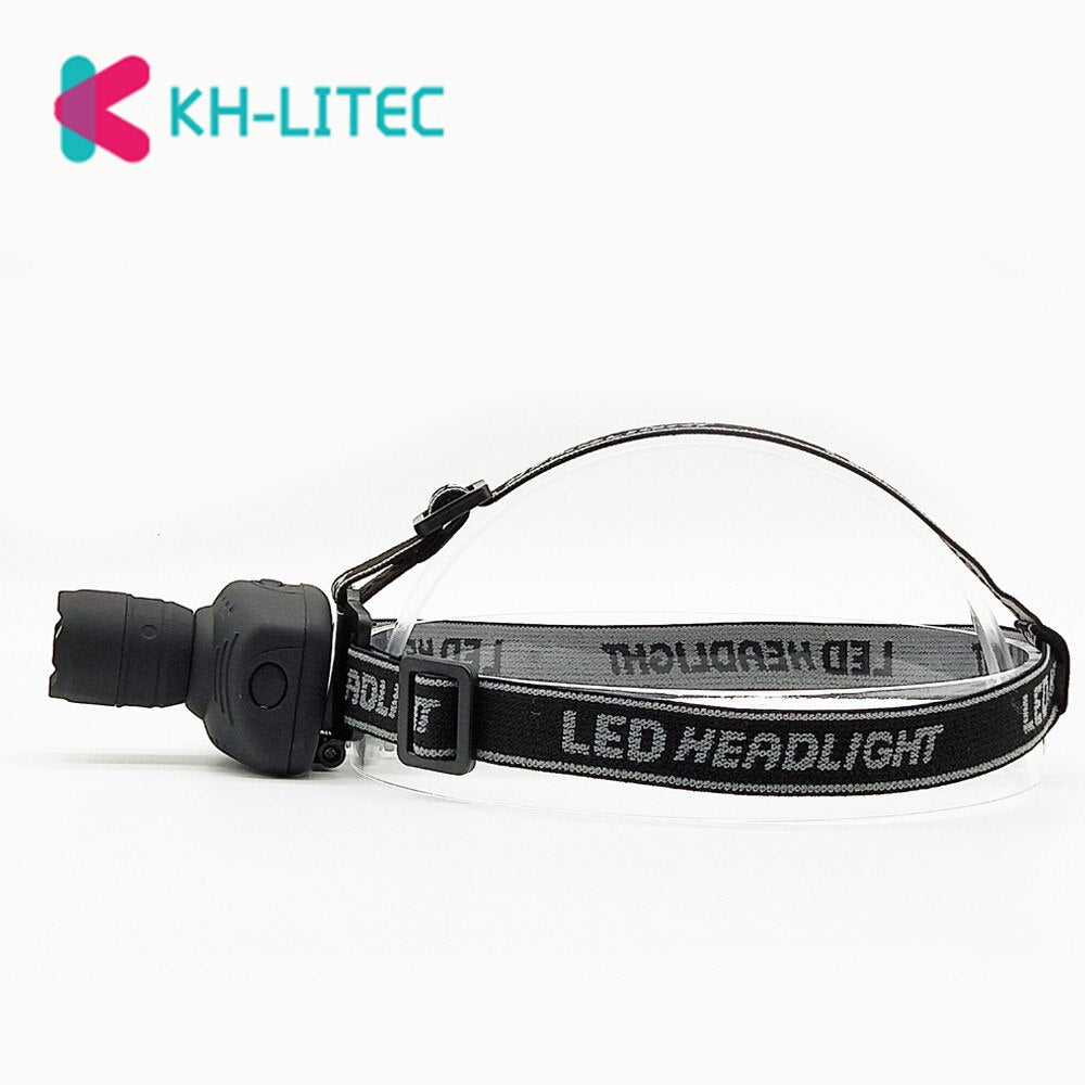Adjustable LED Head Flashlight with 3 Light Modes by HitMyNeed