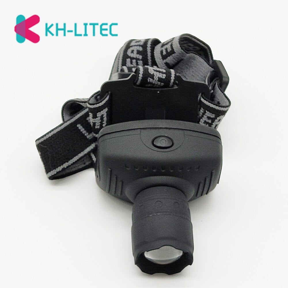 Adjustable LED Head Flashlight with 3 Light Modes by HitMyNeed