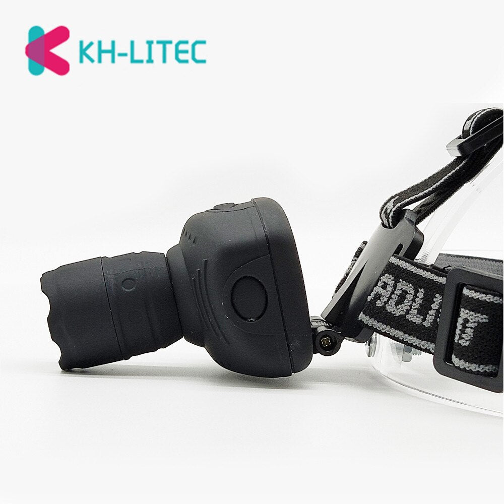 Adjustable LED Head Flashlight with 3 Light Modes by HitMyNeed