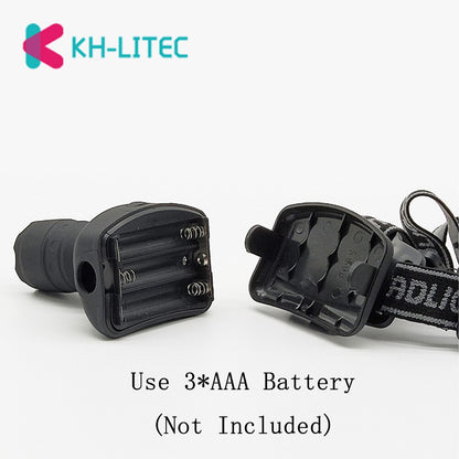 Adjustable LED Head Flashlight with 3 Light Modes by HitMyNeed