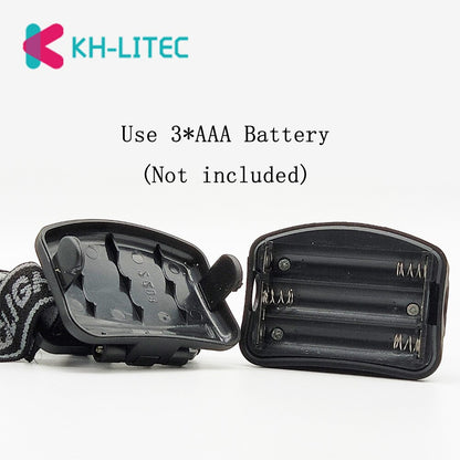Adjustable LED Head Flashlight with 3 Light Modes by HitMyNeed
