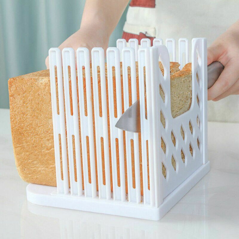 Adjustable Loaf Slicer Bread Cutting Guide Tool by HitMyNeed
