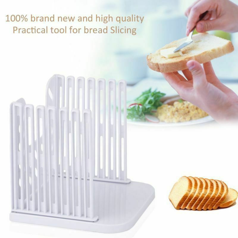 Adjustable Loaf Slicer Bread Cutting Guide Tool by HitMyNeed