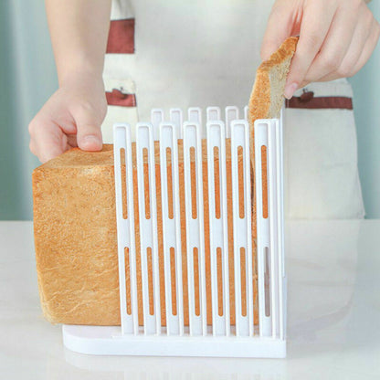 Adjustable Loaf Slicer Bread Cutting Guide Tool by HitMyNeed
