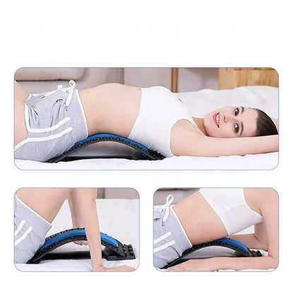 Adjustable Lumbar Back Stretcher with Acupressure Points by HitMyNeed