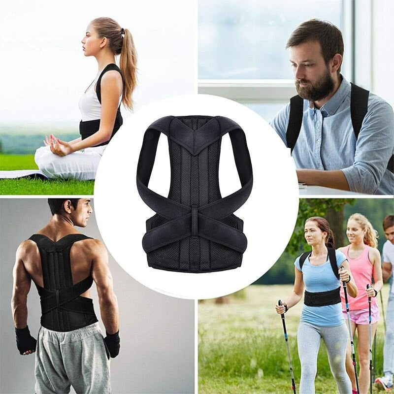 Adjustable Lumbar Posture Corrector Back Support Vest by HitMyNeed
