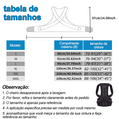 Adjustable Lumbar Posture Corrector Back Support Vest by HitMyNeed