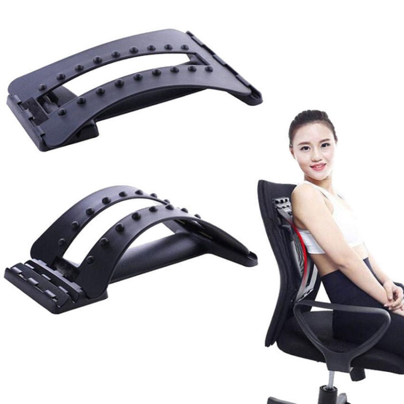 Adjustable Lumbar Stretcher Back Support Device by HitMyNeed